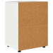 Dulap de depozitare Alb lucios 60 x 48 x 81 cm Lemn compozit - WALTI WALTI