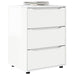 Dulap de depozitare Alb lucios 60 x 48 x 81 cm Lemn compozit - WALTI WALTI