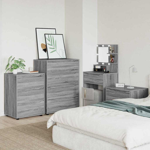 Dulap de depozitare Gri Sonoma 60 x 48 x 81 cm Lemn compozit - WALTI WALTI