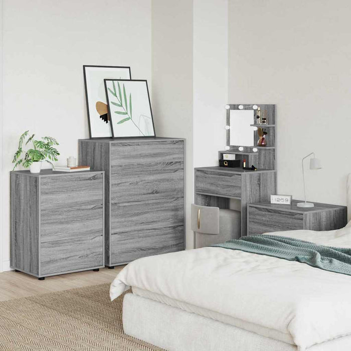 Dulap de depozitare Gri Sonoma 60 x 48 x 81 cm Lemn compozit - WALTI WALTI