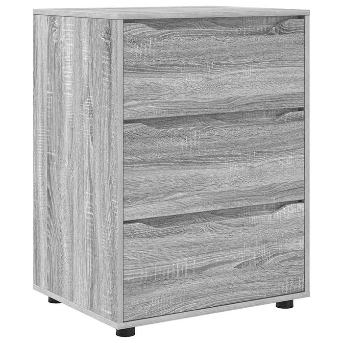 Dulap de depozitare Gri Sonoma 60 x 48 x 81 cm Lemn compozit - WALTI WALTI