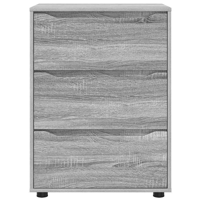 Dulap de depozitare Gri Sonoma 60 x 48 x 81 cm Lemn compozit - WALTI WALTI