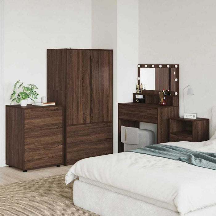Dulap de depozitare Stejar închis 60 x 48 x 81 cm Lemn compozit - WALTI WALTI
