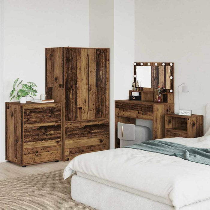 Dulap de depozitare Lemn Vechi 60 x 48 x 81 cm Lemn compozit - WALTI WALTI
