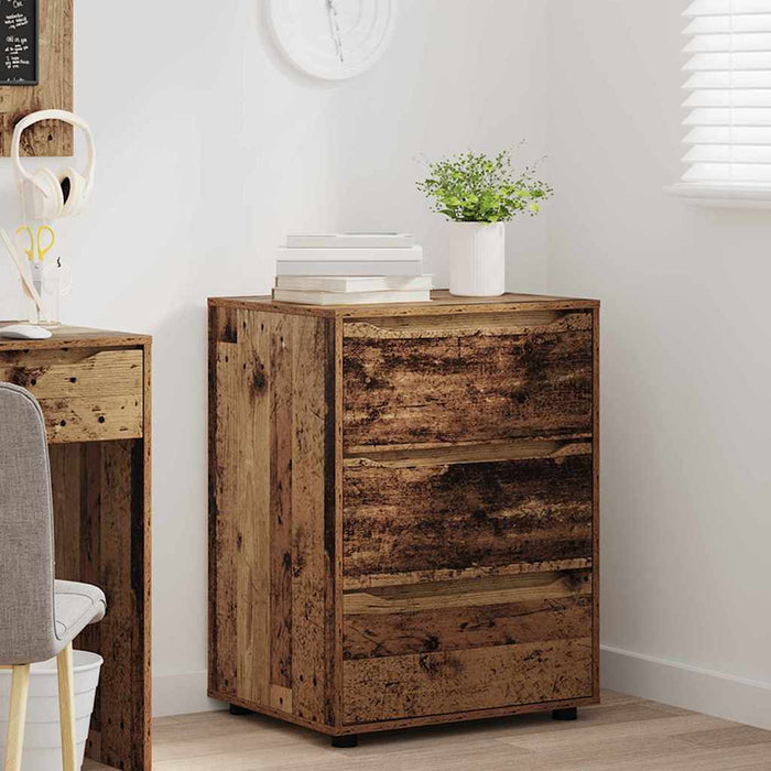 Dulap de depozitare Lemn Vechi 60 x 48 x 81 cm Lemn compozit - WALTI WALTI