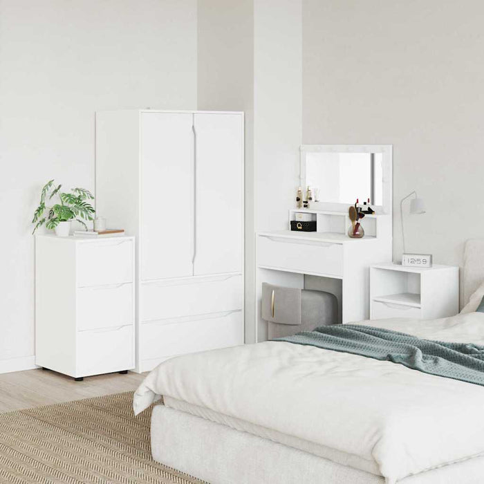 Dulap de depozitare Alb 40 x 48 x 81 cm Lemn compozit - WALTI WALTI