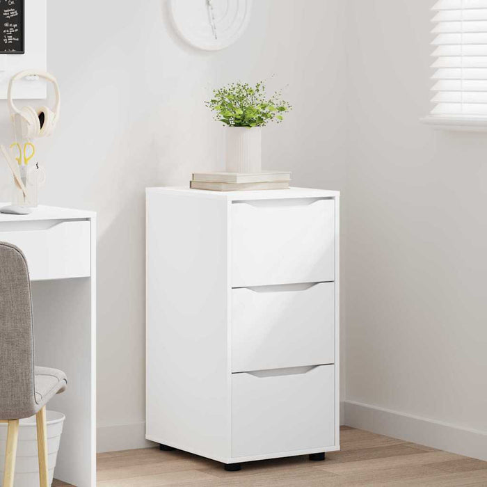 Dulap de depozitare Alb 40 x 48 x 81 cm Lemn compozit - WALTI WALTI