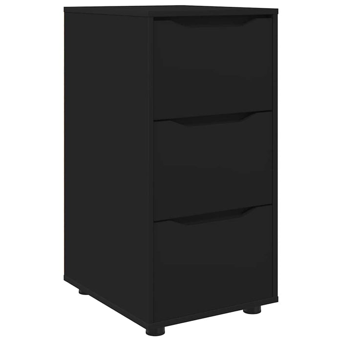 Dulap de depozitare Negru 40 x 48 x 81 cm Lemn compozit - WALTI WALTI