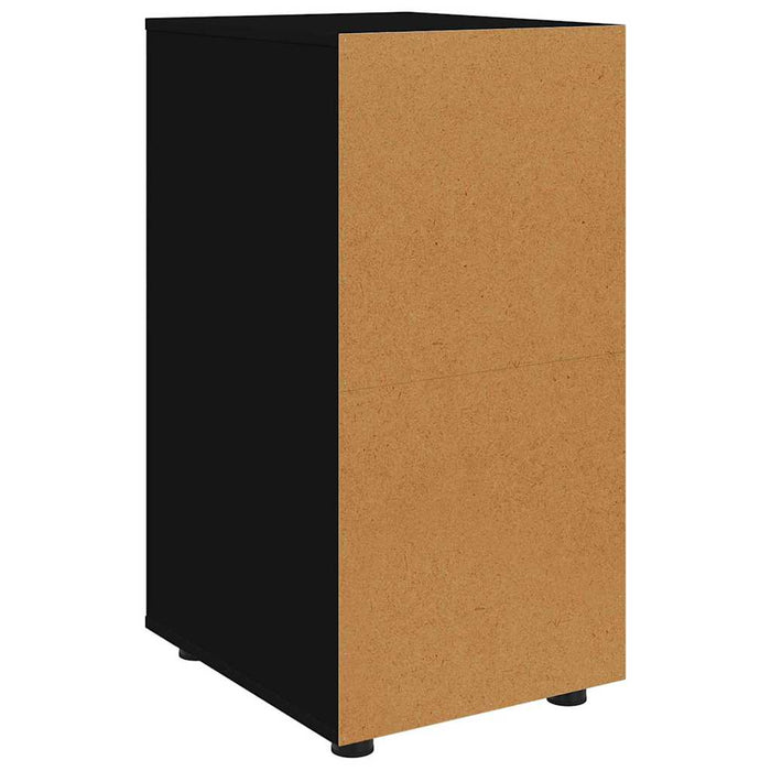 Dulap de depozitare Negru 40 x 48 x 81 cm Lemn compozit - WALTI WALTI