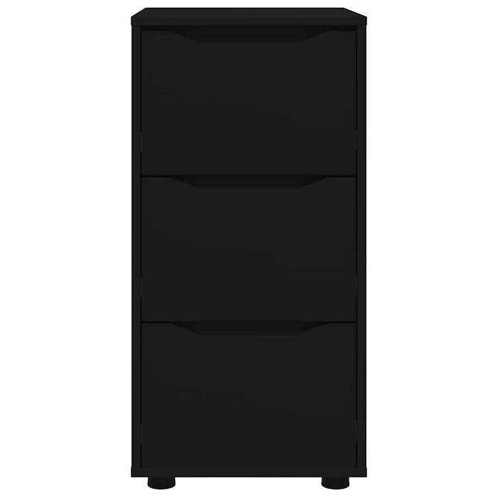 Dulap de depozitare Negru 40 x 48 x 81 cm Lemn compozit - WALTI WALTI