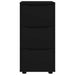 Dulap de depozitare Negru 40 x 48 x 81 cm Lemn compozit - WALTI WALTI