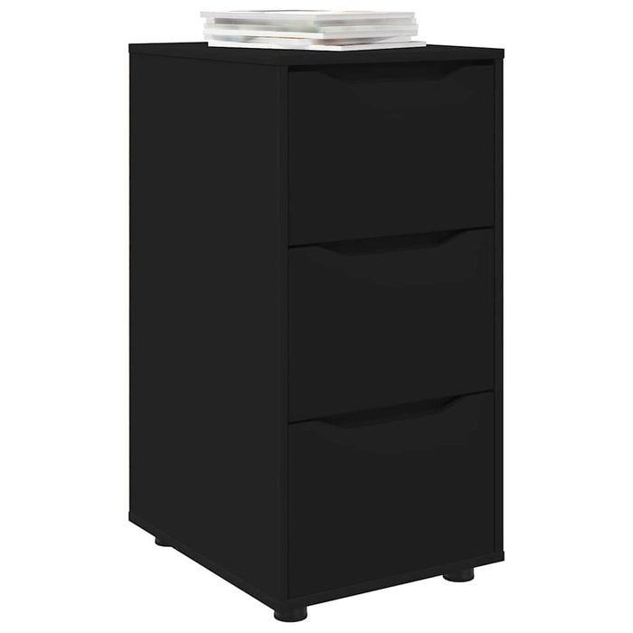 Dulap de depozitare Negru 40 x 48 x 81 cm Lemn compozit - WALTI WALTI