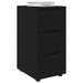 Dulap de depozitare Negru 40 x 48 x 81 cm Lemn compozit - WALTI WALTI