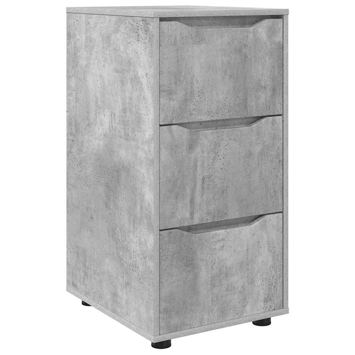 Dulap de depozitare Gri din beton 40 x 48 x 81 cm Lemn compozit - WALTI WALTI