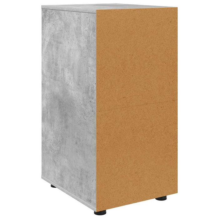 Dulap de depozitare Gri din beton 40 x 48 x 81 cm Lemn compozit - WALTI WALTI