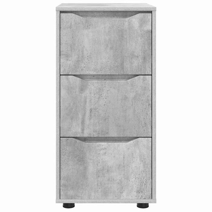 Dulap de depozitare Gri din beton 40 x 48 x 81 cm Lemn compozit - WALTI WALTI