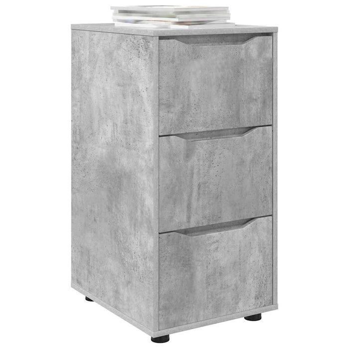 Dulap de depozitare Gri din beton 40 x 48 x 81 cm Lemn compozit - WALTI WALTI