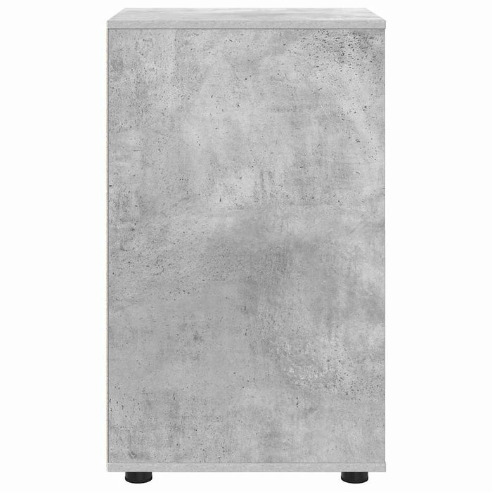 Dulap de depozitare Gri din beton 40 x 48 x 81 cm Lemn compozit - WALTI WALTI
