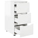 Dulap de depozitare Alb lucios 40 x 48 x 81 cm Lemn compozit - WALTI WALTI