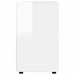Dulap de depozitare Alb lucios 40 x 48 x 81 cm Lemn compozit - WALTI WALTI