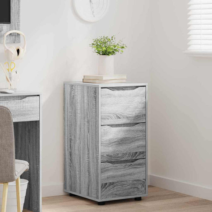Dulap de depozitare Gri Sonoma 40 x 48 x 81 cm Lemn compozit - WALTI WALTI