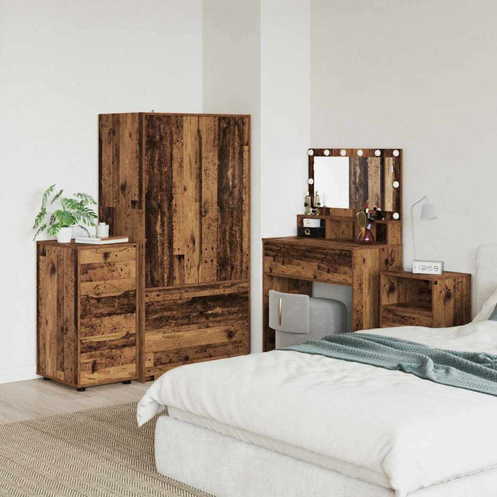 Dulap de depozitare Lemn Vechi 40 x 48 x 81 cm Lemn compozit - WALTI WALTI