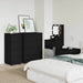 Dulap de depozitare Negru 40 x 48 x 105 cm Lemn compozit - WALTI WALTI