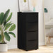 Dulap de depozitare Negru 40 x 48 x 105 cm Lemn compozit - WALTI WALTI