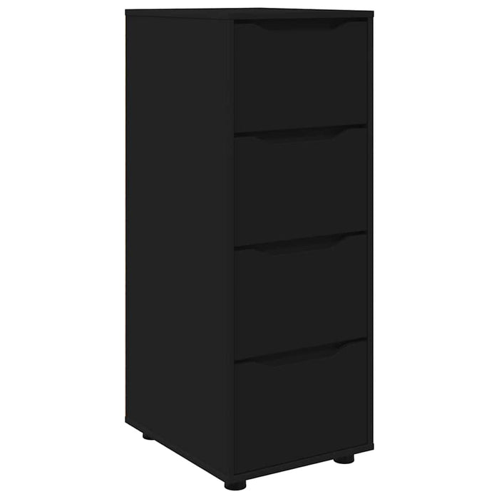 Dulap de depozitare Negru 40 x 48 x 105 cm Lemn compozit - WALTI WALTI