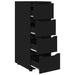 Dulap de depozitare Negru 40 x 48 x 105 cm Lemn compozit - WALTI WALTI