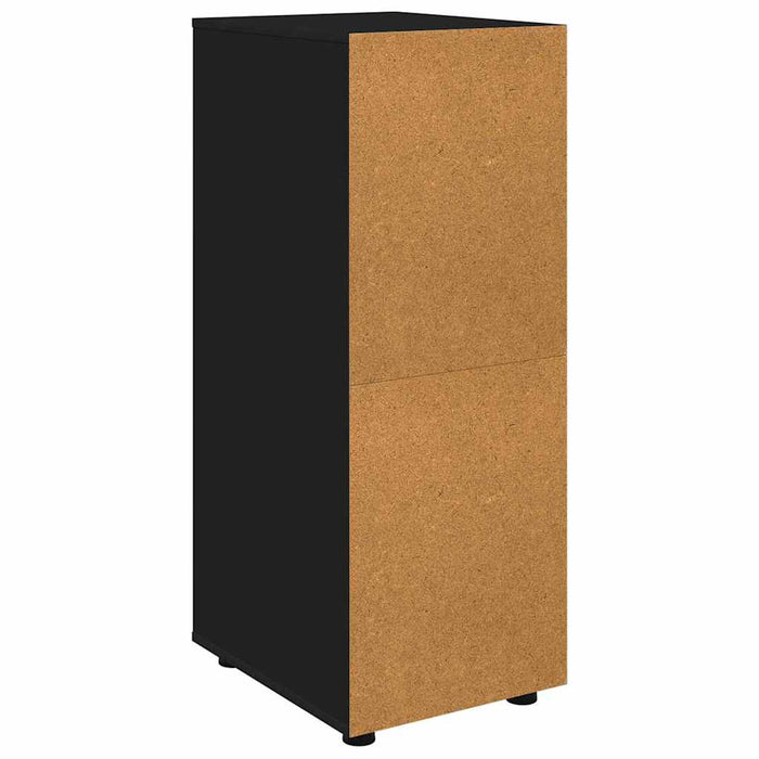 Dulap de depozitare Negru 40 x 48 x 105 cm Lemn compozit - WALTI WALTI