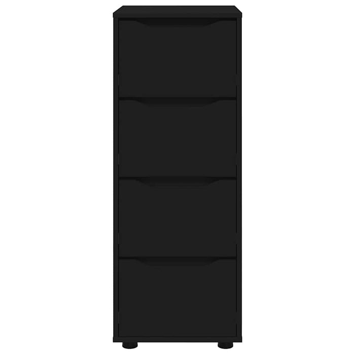 Dulap de depozitare Negru 40 x 48 x 105 cm Lemn compozit - WALTI WALTI