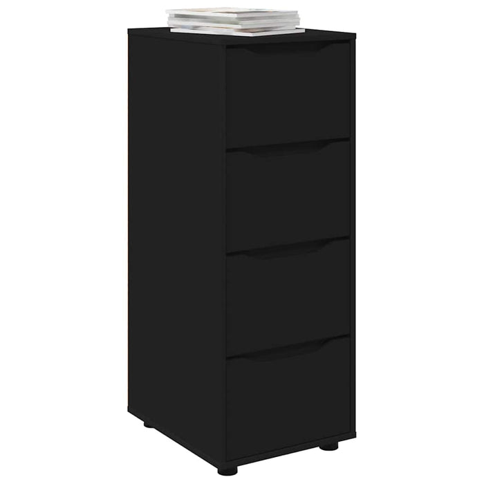 Dulap de depozitare Negru 40 x 48 x 105 cm Lemn compozit - WALTI WALTI