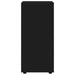 Dulap de depozitare Negru 40 x 48 x 105 cm Lemn compozit - WALTI WALTI
