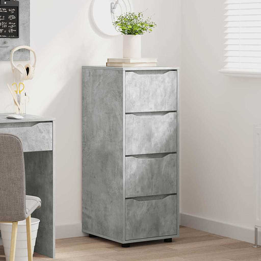 Dulap de depozitare Gri din beton 40 x 48 x 105 cm - WALTI WALTI