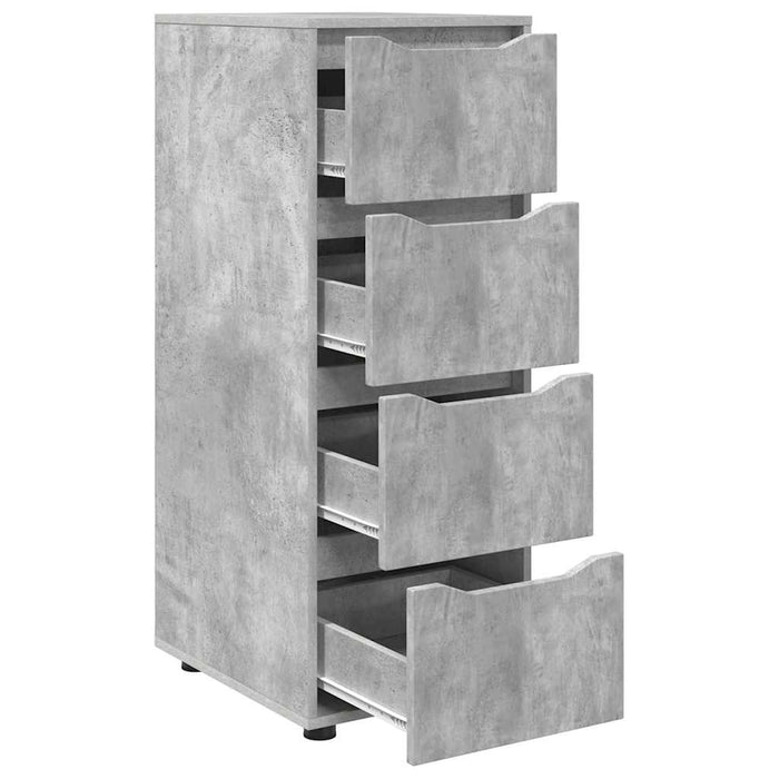 Dulap de depozitare Gri din beton 40 x 48 x 105 cm - WALTI WALTI