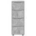 Dulap de depozitare Gri din beton 40 x 48 x 105 cm - WALTI WALTI