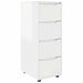 Dulap de depozitare Alb lucios 40 x 48 x 105 cm Lemn compozit - WALTI WALTI