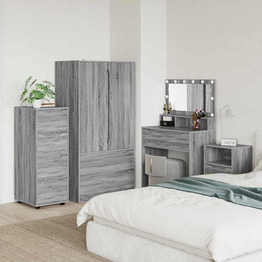 Dulap de depozitare Gri Sonoma 40 x 48 x 105 cm Lemn compozit - WALTI WALTI