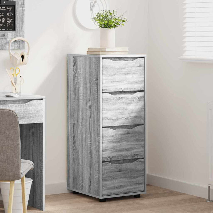 Dulap de depozitare Gri Sonoma 40 x 48 x 105 cm Lemn compozit - WALTI WALTI