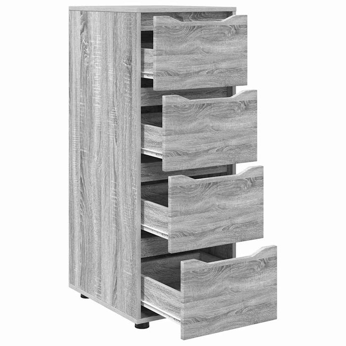 Dulap de depozitare Gri Sonoma 40 x 48 x 105 cm Lemn compozit - WALTI WALTI