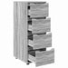 Dulap de depozitare Gri Sonoma 40 x 48 x 105 cm Lemn compozit - WALTI WALTI
