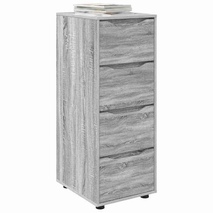 Dulap de depozitare Gri Sonoma 40 x 48 x 105 cm Lemn compozit - WALTI WALTI