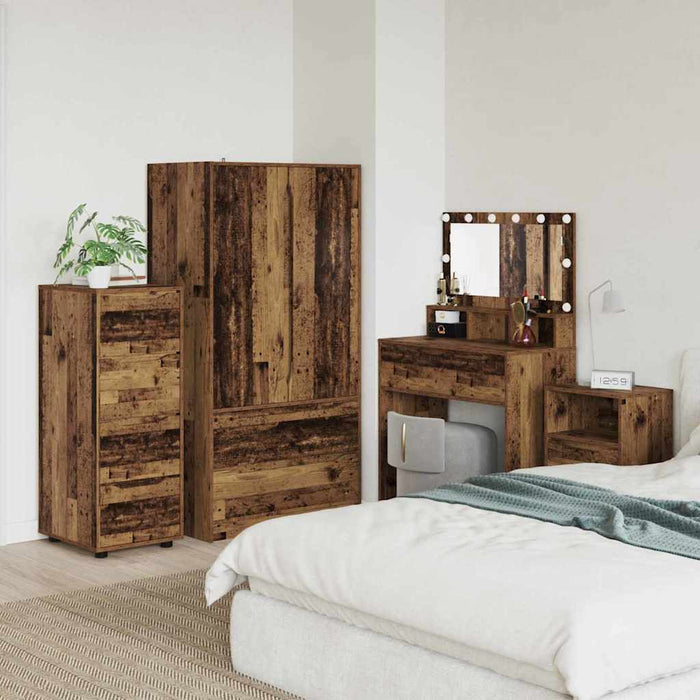 Dulap de depozitare Lemn Vechi 40 x 48 x 105 cm Lemn compozit - WALTI WALTI