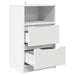 Mese de noptieră 2 pcs Alb 40 x 30 x 467 cm Lemn compozit - WALTI WALTI