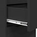 Mese de noptieră 2 pcs Negru 40 x 30 x 467 cm Lemn compozit - WALTI WALTI