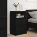 Mese de noptieră 2 pcs Negru 40 x 30 x 467 cm Lemn compozit - WALTI WALTI