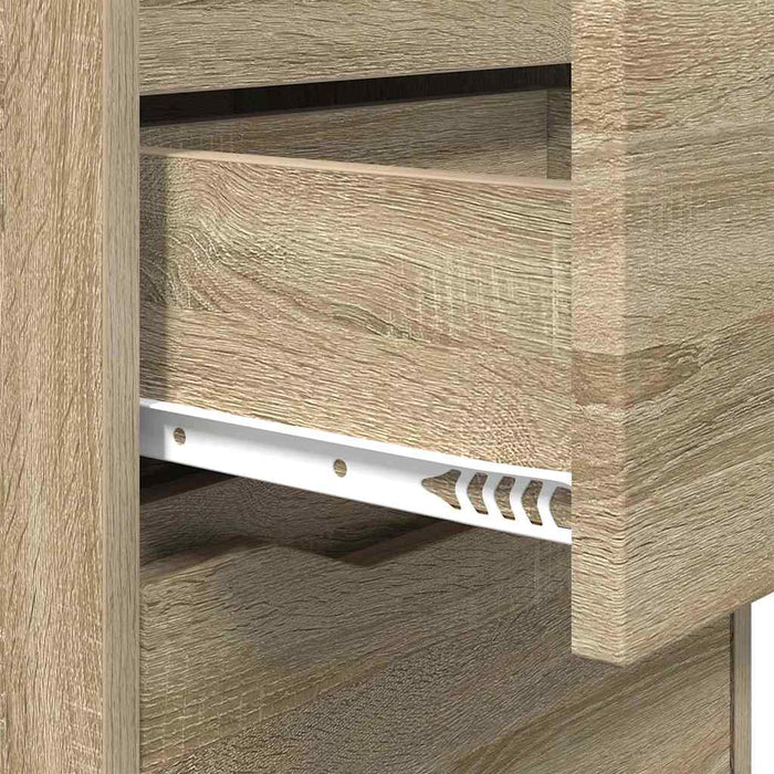 Mese de noptieră cu sertar 2 pcs Stejar Sonoma 40 x 30 x 467 cm - WALTI WALTI