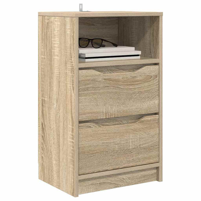 Mese de noptieră cu sertar 2 pcs Stejar Sonoma 40 x 30 x 467 cm - WALTI WALTI