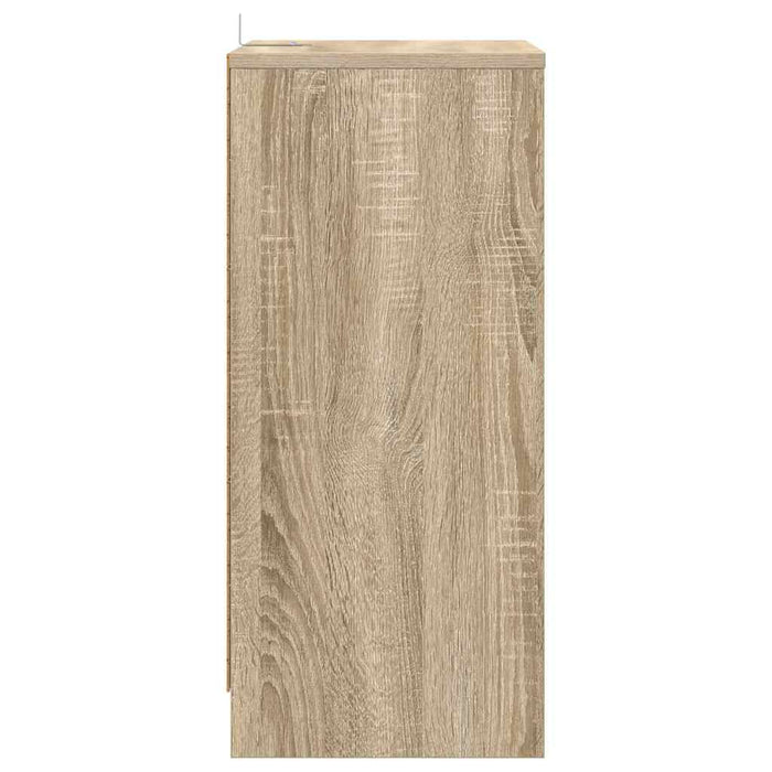 Mese de noptieră cu sertar 2 pcs Stejar Sonoma 40 x 30 x 467 cm - WALTI WALTI
